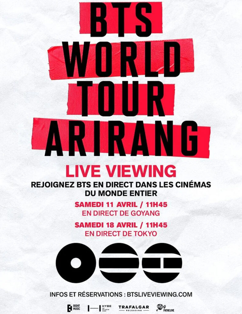 BTS WORLD TOUR ARIRANG IN GOYANG LIVE VIEWING copie